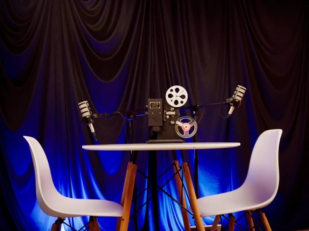 Estudio de podcast Alara producciones
